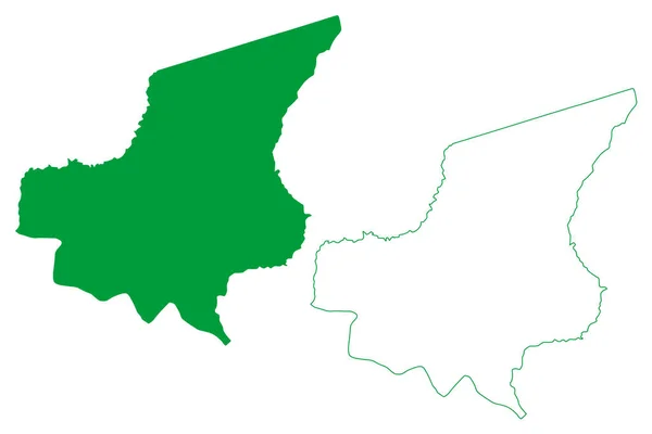 Município Mortugaba Bahia Municípios Brasil República Federativa Brasil Mapa Ilustração —  Vetores de Stock