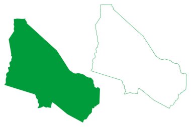 Itaquara belediyesi (Bahia eyaleti, Brezilya Federatif Cumhuriyeti) harita vektör çizimi, karalama çizimi Itaquara haritası