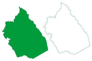 Dom Basilio belediyesi (Bahia Eyaleti, Brezilya Federatif Cumhuriyeti) harita vektör çizimi, çizim Dom Basilio haritası