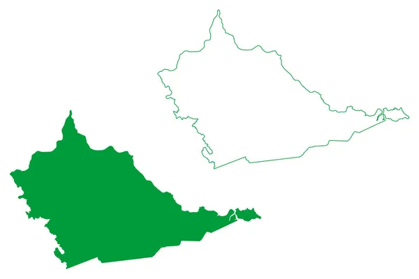 Sao Miguel Das Matas Gemeinde Bundesstaat Bahia Gemeinden Von Brasilien — Stockvektor