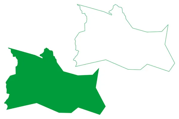 Município Utinga Bahia Municípios Brasil República Federativa Brasil Mapa Ilustração —  Vetores de Stock