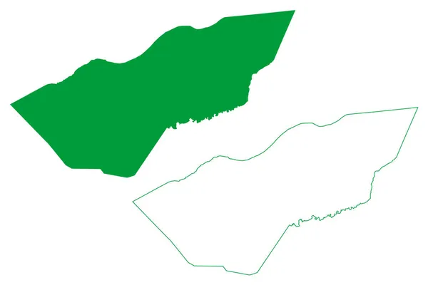 Município Catolândia Bahia Municípios Brasil República Federativa Brasil Mapa Ilustração —  Vetores de Stock