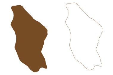 Padang Adası (Endonezya Cumhuriyeti) harita vektör çizimi, çizim Padang haritası