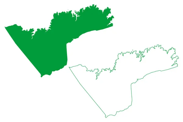 Cabaceiras Paraguacu Муниципалитет Штат Баия Муниципалитеты Бразилии Федеративная Республика Бразилия — стоковый вектор