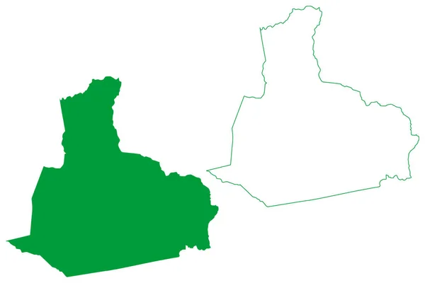 Aracas Gemeinde Bundesstaat Bahia Gemeinden Von Brasilien Föderative Republik Brasilien — Stockvektor