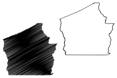 Apui belediyesi (Amazon eyaleti, Brezilya Federatif Cumhuriyeti) harita vektör çizimi, Apui haritası çizimi