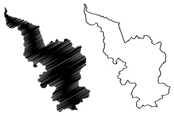 Apuarema Municipality Bahia State Municipalities Brazil Federative Republic Brazil Mapa — Vector de stock