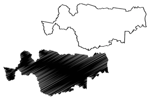 Aratuipe Község Bahia Állam Brazil Települések Brazil Szövetségi Köztársaság Térkép — Stock Vector