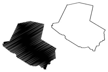 Batalha Belediyesi (Alagoas Eyaleti, Brezilya Belediyeleri, Federatif Brezilya Cumhuriyeti) harita vektör çizimi, karalama çizimi Batalha haritası