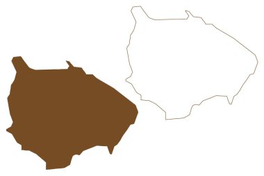 Wilhelm Adası (Norveç Krallığı, Svalbard Takımadası) harita vektör çizimi, çizim çizimi Wilhelm haritası