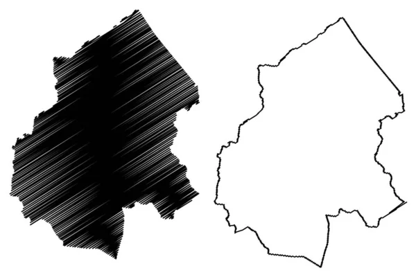 Município Castro Alves Bahia Municípios Brasil República Federativa Brasil Mapa — Vetor de Stock