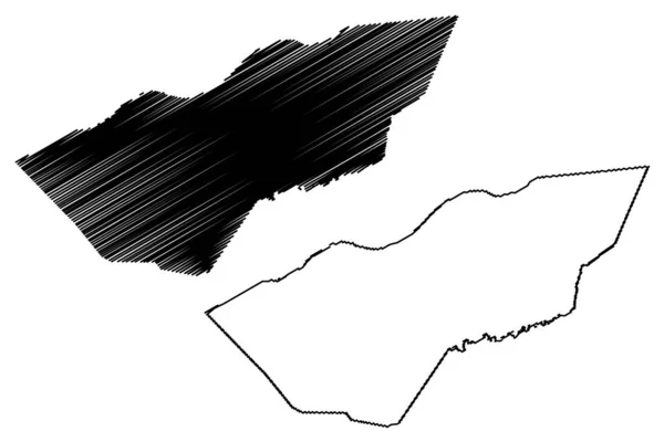Catolandia Kunta Bahia Valtio Brasilian Kunnat Brasilian Liittotasavalta Kartta Vektori — vektorikuva