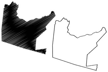 Colonia Leopoldina Belediyesi (Alagoas Eyaleti, Brezilya Belediyeleri, Brezilya Federatif Cumhuriyeti) harita vektör çizimi, çizim