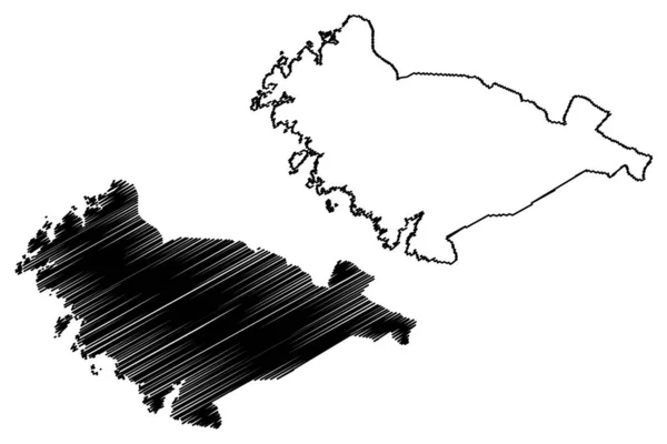 Município Conceicao Feira Bahia Municípios Brasil República Federativa Brasil Mapa — Vetor de Stock