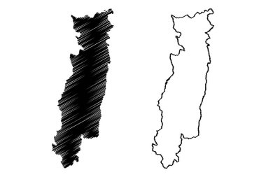 Jiquirica belediyesi (Bahia Eyaleti, Brezilya Federatif Cumhuriyeti) harita vektör çizimi, Jiquirica haritası çizimi