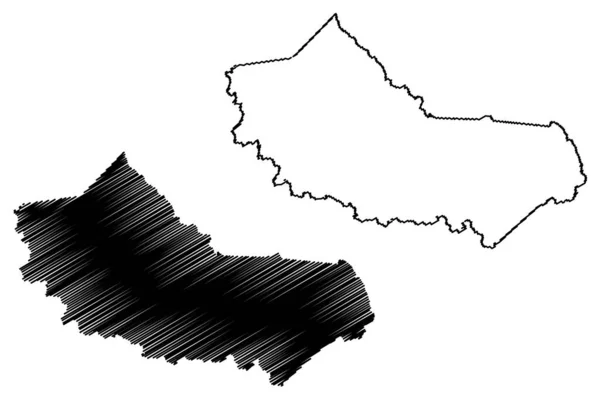 Macajuba Municipality Bahia State Municipalities Brazil Federative Republic Brazil Mapa — Vector de stock