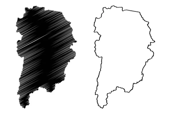 Licinio Almeida Município Bahia Municípios Brasil República Federativa Brasil Mapa — Vetor de Stock