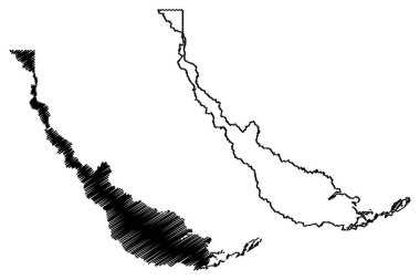 Nhamunda belediyesi (Amazon eyaleti, Brezilya Federatif Cumhuriyeti) harita vektör çizimi, çizim çizimi Nhamunda haritası