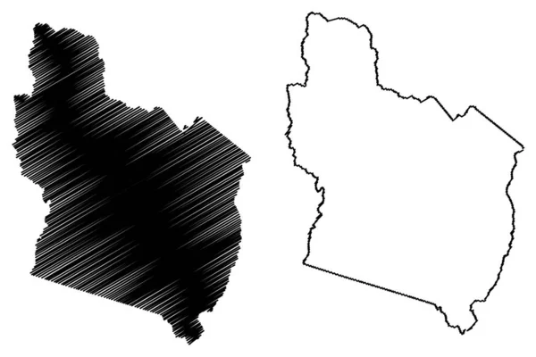 Nova Canaa Municipality Bahia State Municipalities Brazil Federative Republic Brazil — Vector de stock