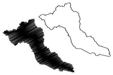 Rio do Pires Belediyesi (Bahia Eyaleti, Brezilya Federatif Cumhuriyeti) harita vektör çizimi, Rio do Pires haritası