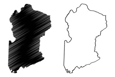 Santa Teresinha Belediyesi (Bahia Eyaleti, Brezilya Federatif Cumhuriyeti) harita vektör çizimi, Santa Teresinha haritası