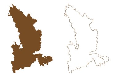 Sarvisalo adası (Finlandiya Cumhuriyeti) harita vektör çizimi, karalama çizimi Sarvisalo haritası