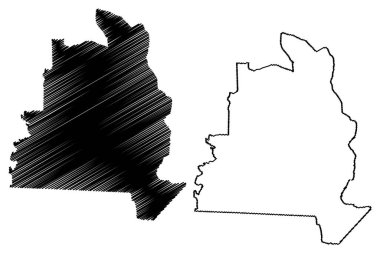 Sao Sebastiao belediyesi (Alagoas eyaleti, Brezilya Federatif Cumhuriyeti) harita vektör çizimi, çizim Sao Sebastiao haritası