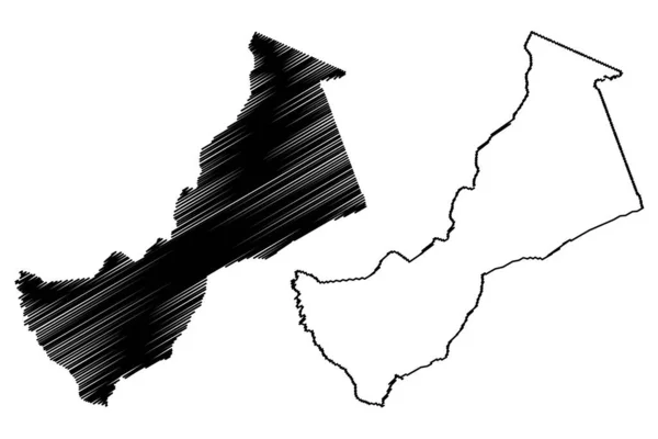 Senador Guiomard Municipalité Acre État Municipalités Brésil République Fédérative Brésil — Image vectorielle