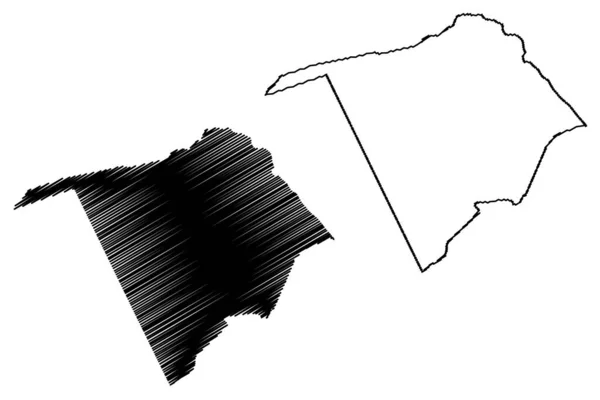 Serra Preta Municipality Bahia State Municipalities Brazil Federative Republic Brazil — Vector de stock