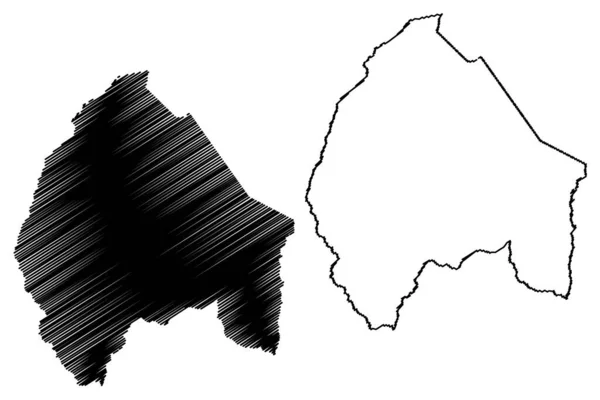 Teodoro Sampaio Município Bahia Municípios Brasil República Federativa Brasil Mapa — Vetor de Stock