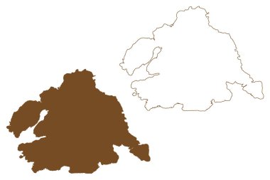 Hirvensalo Adası (Finlandiya Cumhuriyeti) harita vektör çizimi, kroki çizimi Hirvensalo haritası