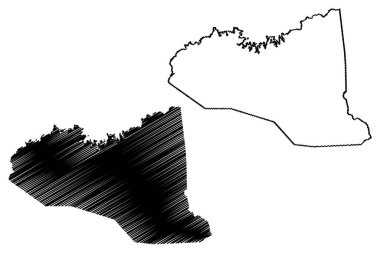 Varzea da Roca Belediyesi (Bahia Eyaleti, Brezilya Belediyeleri, Brezilya Federatif Cumhuriyeti) harita vektör çizimi, çizim Varzea da Roca haritası