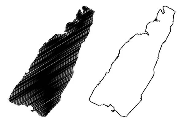 Isla Eglinton Canadá Territorios Del Noroeste América Del Norte Archipiélago — Vector de stock