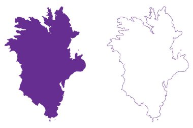 Nagashima Adası (Japonya, Doğu Asya, Japon takımadaları) harita vektör çizimi, çizim Nagashima haritası