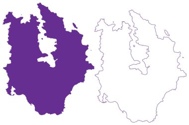 Hisaka adası (Japonya, Doğu Asya, Japon takımadaları, Goto Adaları) harita vektör çizimi, çizim Hisaka haritası