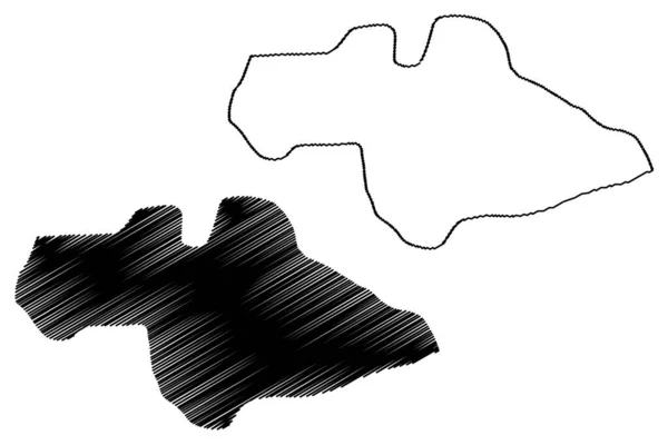 Île Luigi Russie Fédération Russie Archipel Franz Josef Land Illustration — Image vectorielle