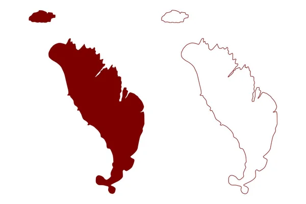 Holm Papa Island Kerajaan Bersatu Britania Raya Dan Irlandia Utara - Stok Vektor