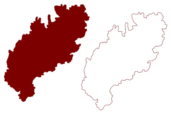 Карта Острова Ламба Соединенное Королевство Великобритании Северной Ирландии Шотландия Шетландские — стоковый вектор