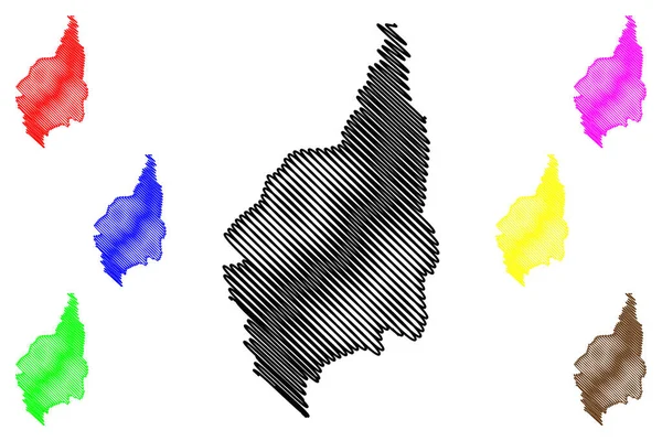 Andorra Bahia Municípios Brasil República Federativa Brasil Mapa Ilustração Vetorial —  Vetores de Stock