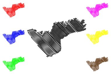 Cabaceiras do Paraguacu Belediyesi (Bahia Eyaleti, Brezilya Federatif Cumhuriyeti) harita vektör çizimi, Cabaceiras do Paraguacu harita çizimi