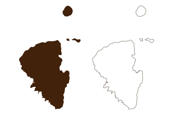 Lihir Group Islands Papua Nya Guinea Stilla Havet Bismarck Skärgård — Stock vektor