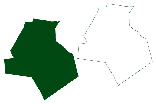 Sacramento Municipalité État Libre Souverain Coahuila Zaragoza Mexique États Unis — Image vectorielle