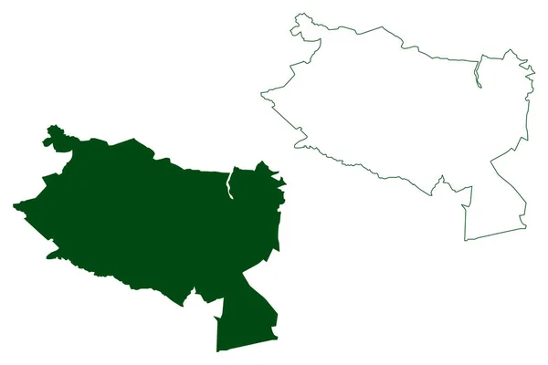 Coquimatlan Municipalité État Libre Souverain Colima Mexique États Unis Mexique — Image vectorielle