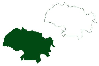 Tepehuanes Belediyesi (Estado Libre y Soberano de Durango, Meksika) harita vektör çizimi, çizim çizimi Tepehuanes haritası