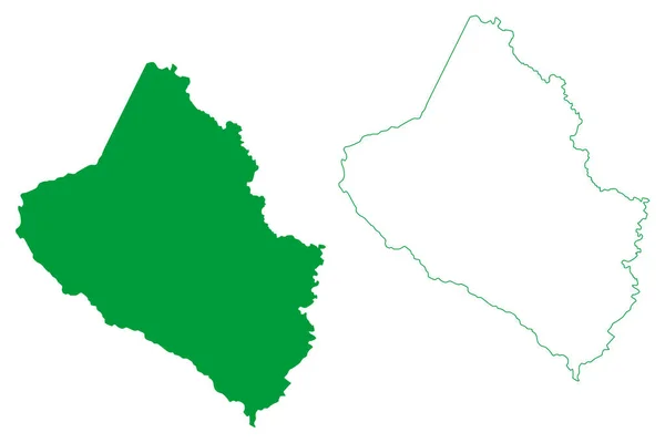 Itapicuru Obec Stát Bahia Obce Brazílie Brazilská Federativní Republika Mapa — Stockový vektor