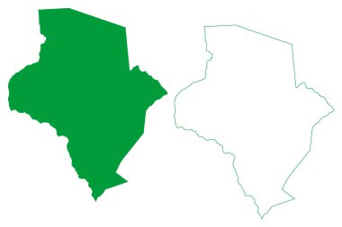 Pe de Serra belediyesi (Bahia Eyaleti, Brezilya Belediyeleri, Brezilya Federatif Cumhuriyeti) harita vektör çizimi, çizim haritası