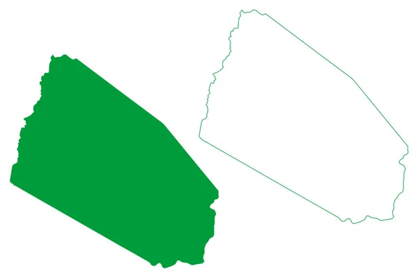 Almadina Obec Bahia Stát Obec Brazílie Brazilská Federativní Republika Mapa — Stockový vektor