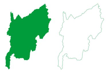 Jussari Belediyesi (Bahia Eyaleti, Brezilya Federatif Cumhuriyeti) harita vektör çizimi, Jussari haritası çizimi