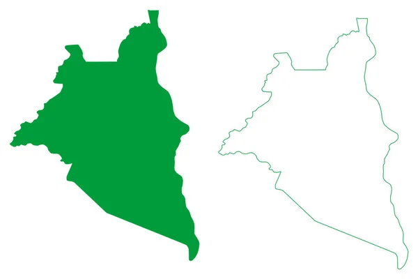 Muquem Sao Francisco Municipality Bahia State Municipalities Brazil Federative Republic — Image vectorielle