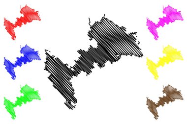 Munapirtti Adası (Finlandiya Cumhuriyeti) harita vektör çizimi, çizim Munapirtti haritası